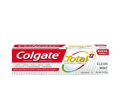 Imagen de Crema Dental Colgate Total 12 Clean Mint 75 ml