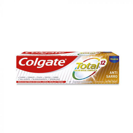 Imagen de Crema Dental Colgate Total 12 Anti Sarro 75 ml