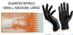 Imagen de GUANTES NITRILLO NEGRO S/TALCO  "S" SKIN