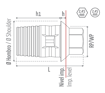 Imagen de KDM0F3615 T.BASE TITANIO AR.RP H0.65