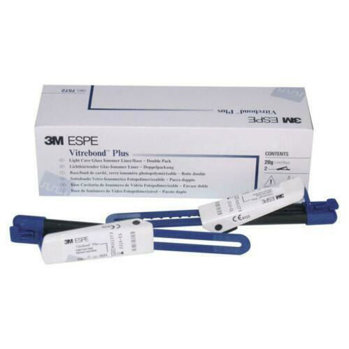 Imagen de 3M Vitrebond Plus Light Cure Glass Ionomer Liner/Base, Refill, 7572, Double Pack